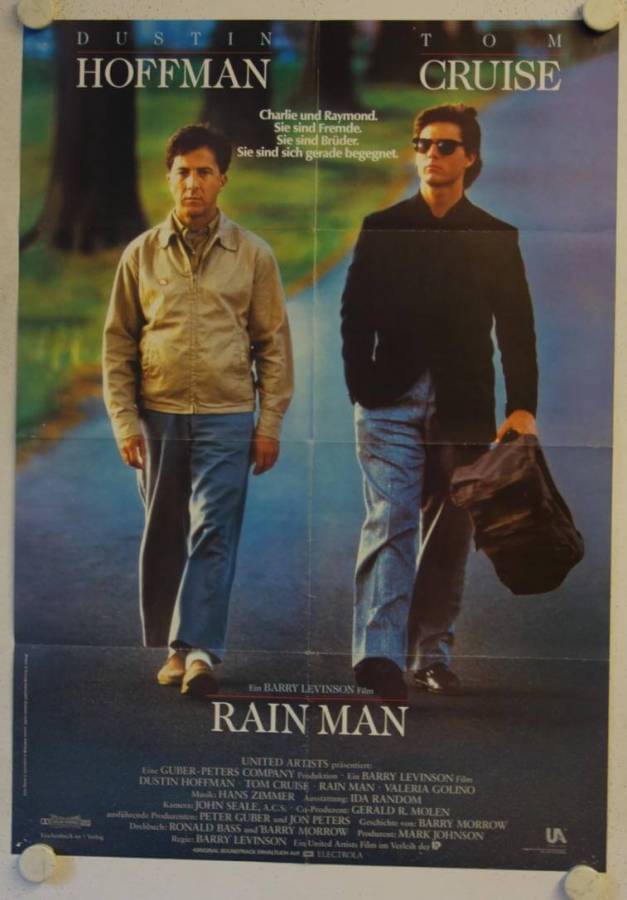 Rain Man original release german movie poster